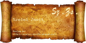 Szelei Zsolt névjegykártya
